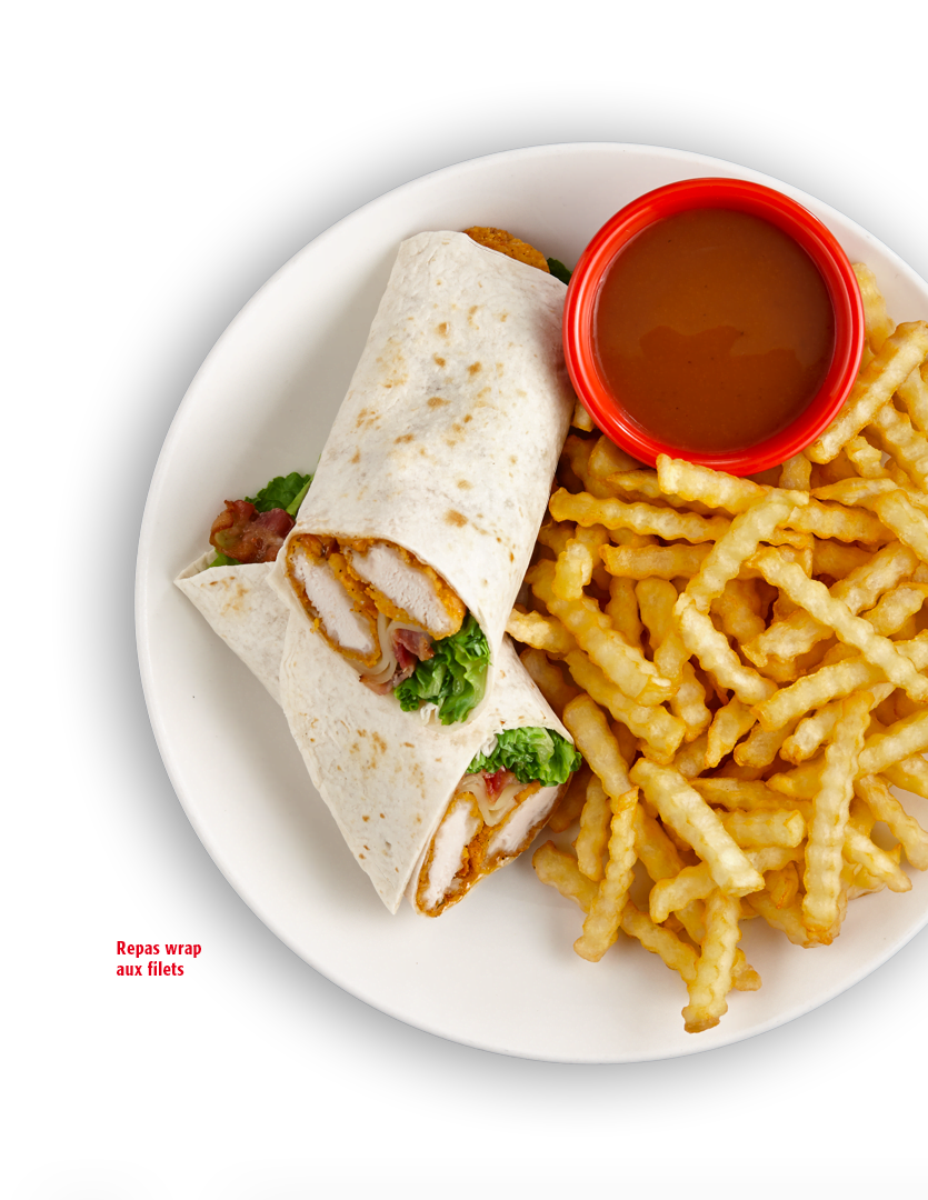 Repas wrap au filets - Benny & Co.